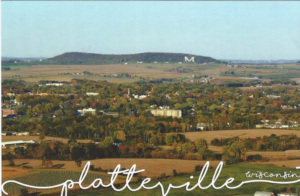 Platteville M Mound Postcard 1024x672 